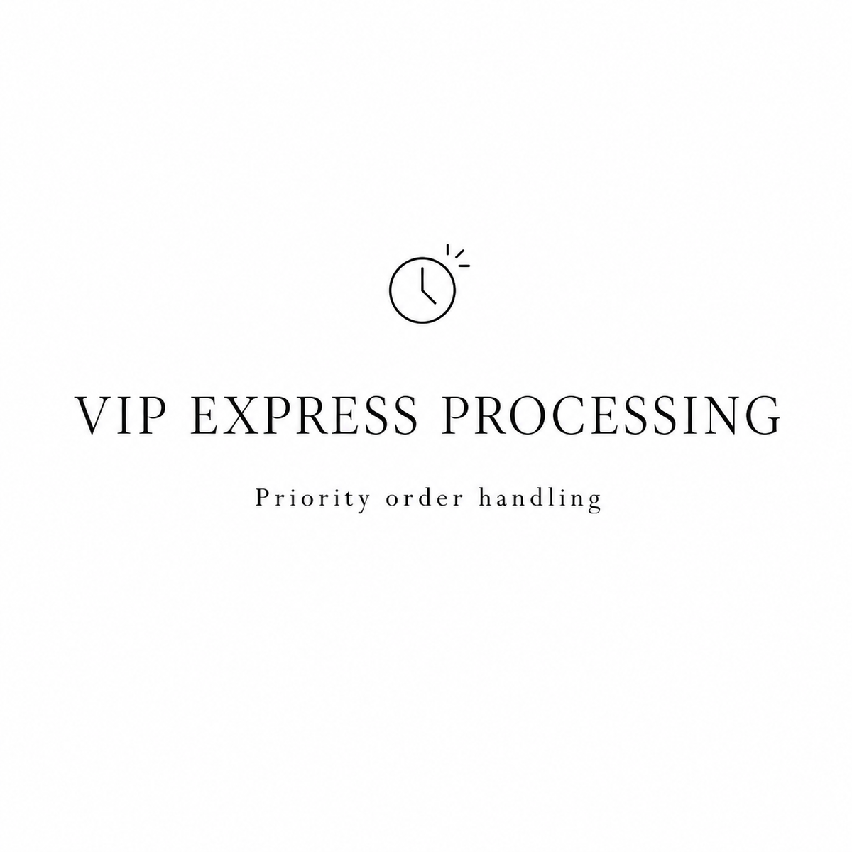 Brianna’s Organics VIP Express Processing icon for priority order fulfillment