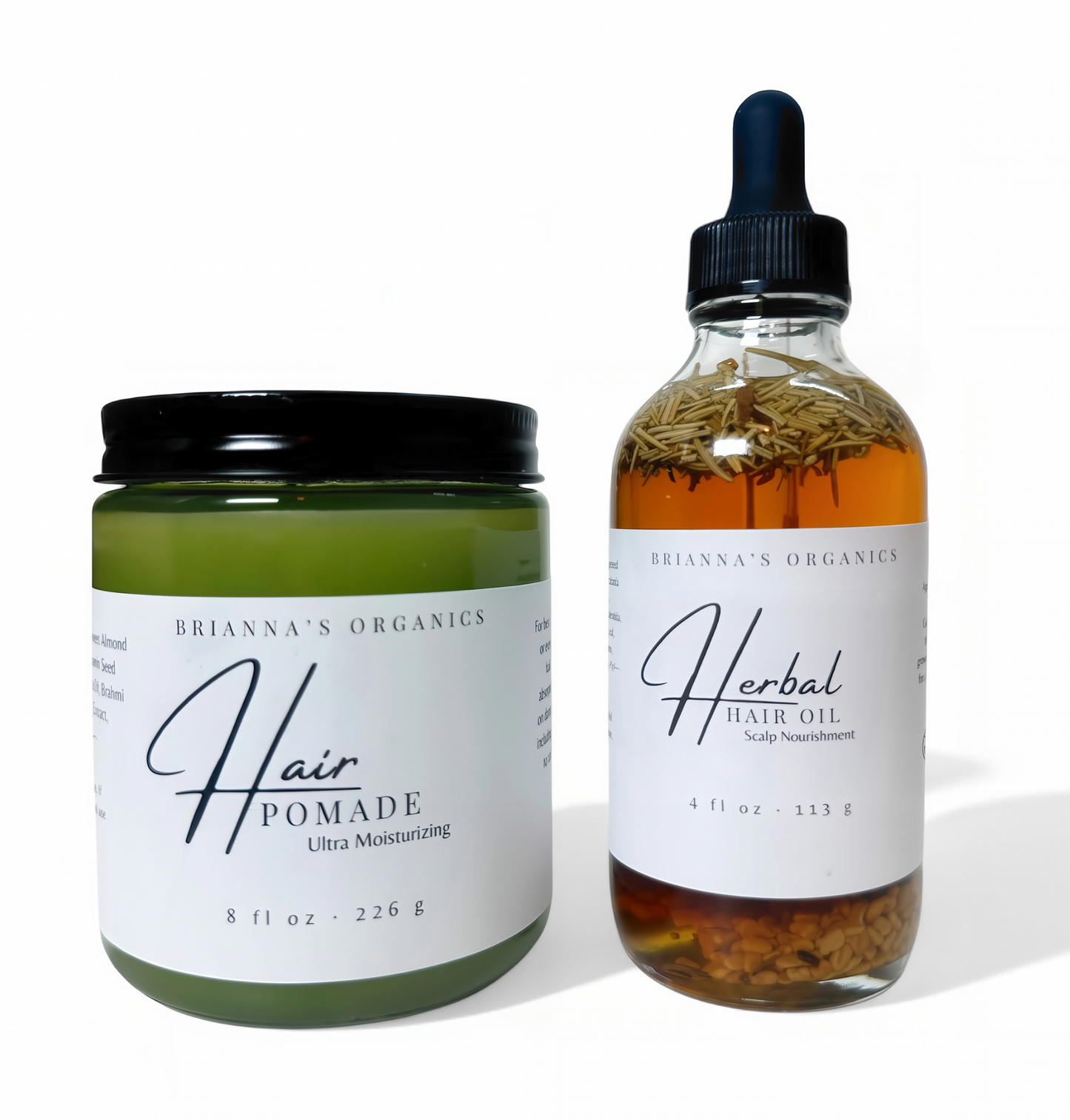 Hair Pomade & Herbal Hair oil Bundle